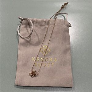 Kendra Scott Rose Gold Star Necklace
